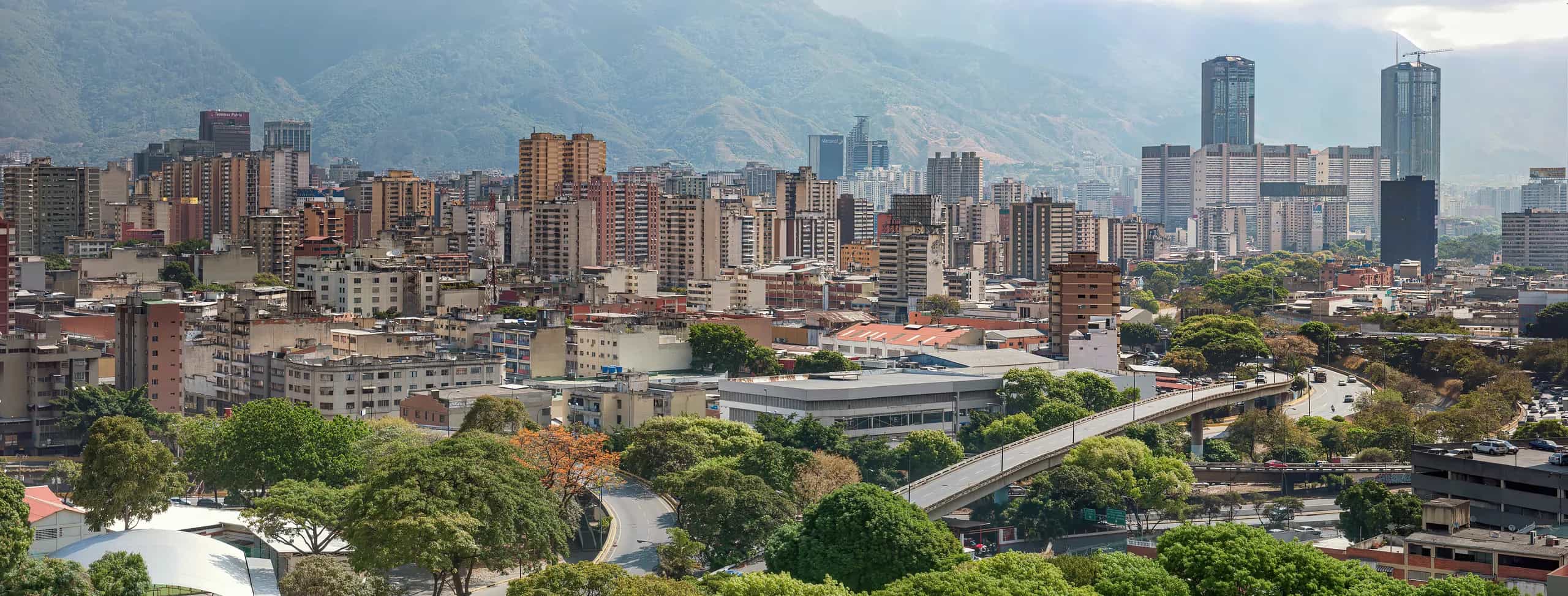 El Ávila above the buildings of Caracas, seen from the west of the city